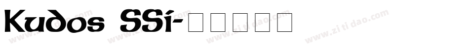 Kudos SSi字体转换
